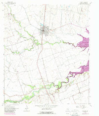 Granger Texas Historical topographic map, 1:24000 scale, 7.5 X 7.5 Minute, Year 1964