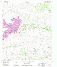 Granger Lake Texas Historical topographic map, 1:24000 scale, 7.5 X 7.5 Minute, Year 1963