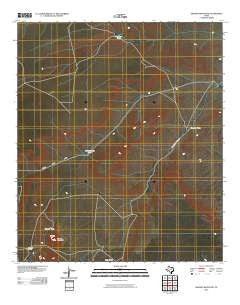Granite Mountain Texas Historical topographic map, 1:24000 scale, 7.5 X 7.5 Minute, Year 2010