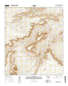 Granite Mountain Texas Current topographic map, 1:24000 scale, 7.5 X 7.5 Minute, Year 2016