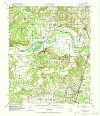 Grant Oklahoma Historical topographic map, 1:62500 scale, 15 X 15 Minute, Year 1948