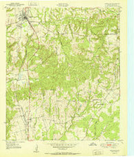 Grapeland Texas Historical topographic map, 1:24000 scale, 7.5 X 7.5 Minute, Year 1951