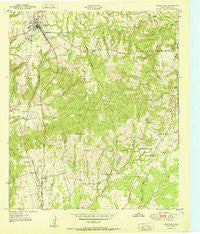 Grapeland Texas Historical topographic map, 1:24000 scale, 7.5 X 7.5 Minute, Year 1951