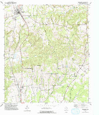 Grapeland Texas Historical topographic map, 1:24000 scale, 7.5 X 7.5 Minute, Year 1951