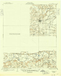Grapevine Texas Historical topographic map, 1:62500 scale, 15 X 15 Minute, Year 1931
