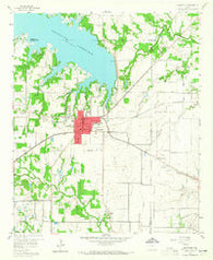 Grapevine Texas Historical topographic map, 1:24000 scale, 7.5 X 7.5 Minute, Year 1959