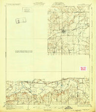 Grapevine Texas Historical topographic map, 1:62500 scale, 15 X 15 Minute, Year 1931
