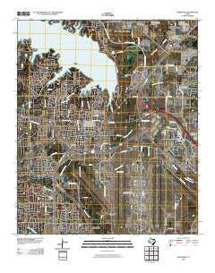 Grapevine Texas Historical topographic map, 1:24000 scale, 7.5 X 7.5 Minute, Year 2010