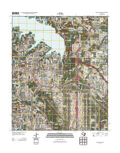 Grapevine Texas Historical topographic map, 1:24000 scale, 7.5 X 7.5 Minute, Year 2012