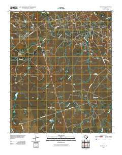 Grayback Texas Historical topographic map, 1:24000 scale, 7.5 X 7.5 Minute, Year 2010