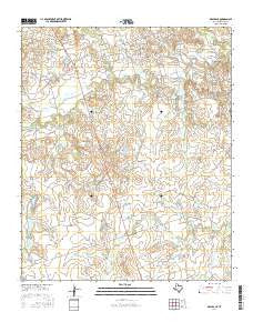 Grayback Texas Current topographic map, 1:24000 scale, 7.5 X 7.5 Minute, Year 2016