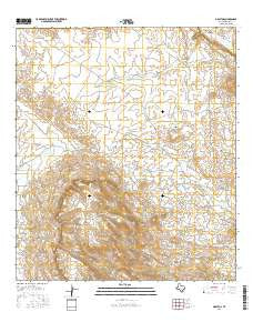 Graytop Texas Current topographic map, 1:24000 scale, 7.5 X 7.5 Minute, Year 2016