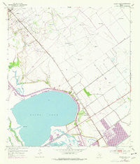 Green Lake Texas Historical topographic map, 1:24000 scale, 7.5 X 7.5 Minute, Year 1952