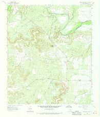 Green Mountain Texas Historical topographic map, 1:24000 scale, 7.5 X 7.5 Minute, Year 1962