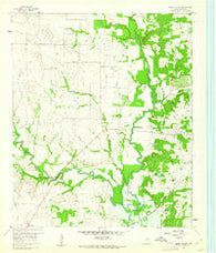Green Valley Texas Historical topographic map, 1:24000 scale, 7.5 X 7.5 Minute, Year 1960