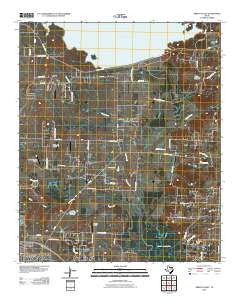 Green Valley Texas Historical topographic map, 1:24000 scale, 7.5 X 7.5 Minute, Year 2010