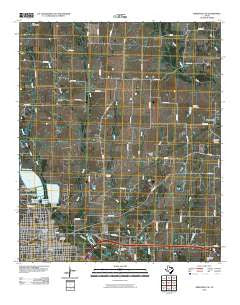Greenville NE Texas Historical topographic map, 1:24000 scale, 7.5 X 7.5 Minute, Year 2010