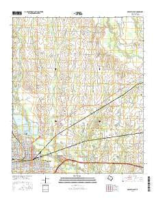 Greenville NE Texas Current topographic map, 1:24000 scale, 7.5 X 7.5 Minute, Year 2016