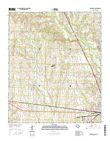 Greenville NW Texas Current topographic map, 1:24000 scale, 7.5 X 7.5 Minute, Year 2016