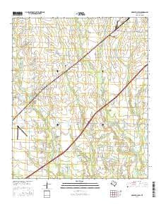Greenville SW Texas Current topographic map, 1:24000 scale, 7.5 X 7.5 Minute, Year 2016