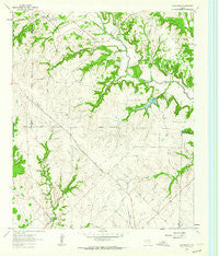 Greenwood Texas Historical topographic map, 1:24000 scale, 7.5 X 7.5 Minute, Year 1961