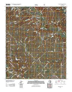 Greenwood Texas Historical topographic map, 1:24000 scale, 7.5 X 7.5 Minute, Year 2010