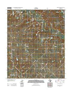 Greenwood Texas Historical topographic map, 1:24000 scale, 7.5 X 7.5 Minute, Year 2013