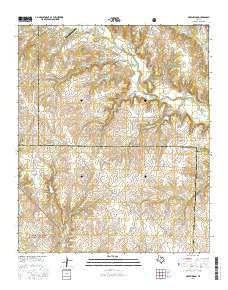 Greenwood Texas Current topographic map, 1:24000 scale, 7.5 X 7.5 Minute, Year 2016