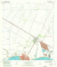 Gregory Texas Historical topographic map, 1:24000 scale, 7.5 X 7.5 Minute, Year 1969
