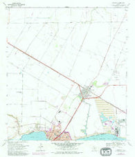 Gregory Texas Historical topographic map, 1:24000 scale, 7.5 X 7.5 Minute, Year 1969
