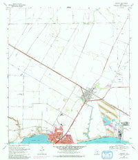 Gregory Texas Historical topographic map, 1:24000 scale, 7.5 X 7.5 Minute, Year 1969