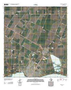 Gregory Texas Historical topographic map, 1:24000 scale, 7.5 X 7.5 Minute, Year 2010
