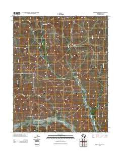 Griffin Ranch Texas Historical topographic map, 1:24000 scale, 7.5 X 7.5 Minute, Year 2012