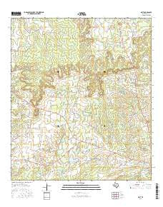 Grit Texas Current topographic map, 1:24000 scale, 7.5 X 7.5 Minute, Year 2016