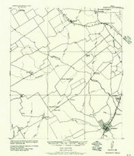 Groesbeck Texas Historical topographic map, 1:62500 scale, 15 X 15 Minute, Year 1957