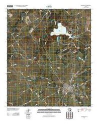 Groesbeck Texas Historical topographic map, 1:24000 scale, 7.5 X 7.5 Minute, Year 2010