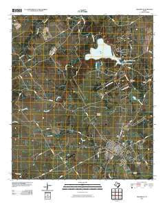 Groesbeck Texas Historical topographic map, 1:24000 scale, 7.5 X 7.5 Minute, Year 2010