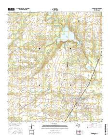Groesbeck Texas Current topographic map, 1:24000 scale, 7.5 X 7.5 Minute, Year 2016