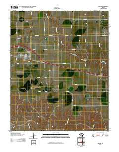 Groom Texas Historical topographic map, 1:24000 scale, 7.5 X 7.5 Minute, Year 2010