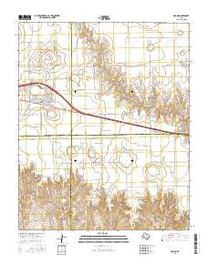 Groom Texas Current topographic map, 1:24000 scale, 7.5 X 7.5 Minute, Year 2016