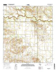 Gross Tank Texas Current topographic map, 1:24000 scale, 7.5 X 7.5 Minute, Year 2016
