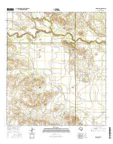 Gross Tank Texas Current topographic map, 1:24000 scale, 7.5 X 7.5 Minute, Year 2016