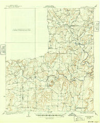 Grosvenor Texas Historical topographic map, 1:62500 scale, 15 X 15 Minute, Year 1927