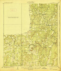 Grosvenor Texas Historical topographic map, 1:62500 scale, 15 X 15 Minute, Year 1927