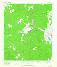 Groveton West Texas Historical topographic map, 1:24000 scale, 7.5 X 7.5 Minute, Year 1963