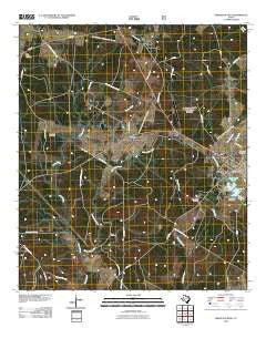Groveton West Texas Historical topographic map, 1:24000 scale, 7.5 X 7.5 Minute, Year 2010