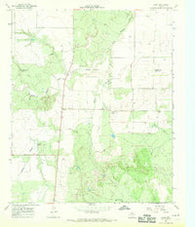 Grow Texas Historical topographic map, 1:24000 scale, 7.5 X 7.5 Minute, Year 1968