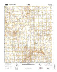 Grow Texas Current topographic map, 1:24000 scale, 7.5 X 7.5 Minute, Year 2016