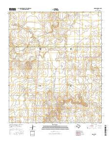 Grow Texas Current topographic map, 1:24000 scale, 7.5 X 7.5 Minute, Year 2016
