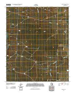 Grow NW Texas Historical topographic map, 1:24000 scale, 7.5 X 7.5 Minute, Year 2010